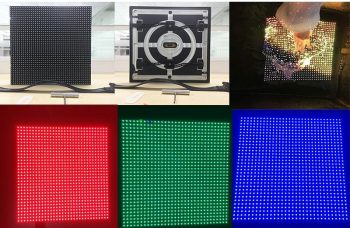 IP68 P8 Outdoor LED Display Module 320mmx320mm Dual Service Aluminum Bottom Shell LED Panel