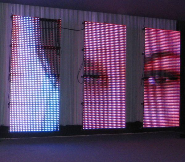 Transparent Media Facade LED Display Curtain P10.42 P15.6 P18.75 P20 P25 P31.25 P37.5 2