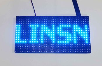 P10 DIP Blue Color LED Module Panel 320x160mm for Outdoor Digital Billboards