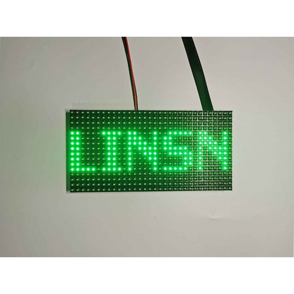 P10 Outdoor Green Color LED Module 320x160mm 2