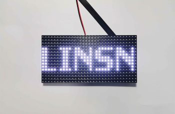 White Color P10 LED Display Module 320*160mm DIP546 Epistar LED chip