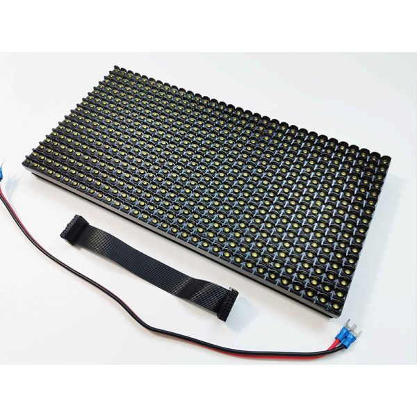 P10 Outdoor LED Display 320×160 Single Yellow Color LED Module 4