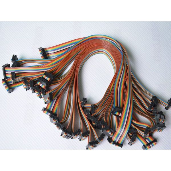 16Pin LED Rainbow Ribbon Cable 400mm 20 PCS 3