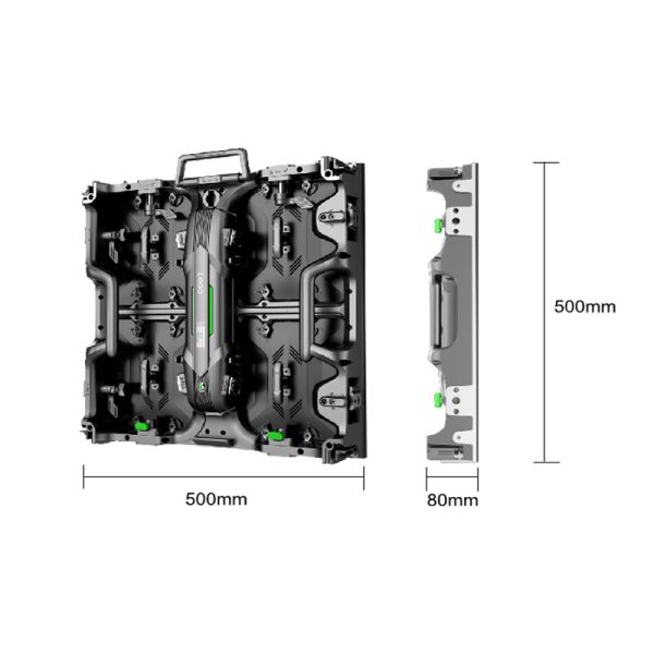 P1.953 Outdoor LED Video Screen 500×500 4