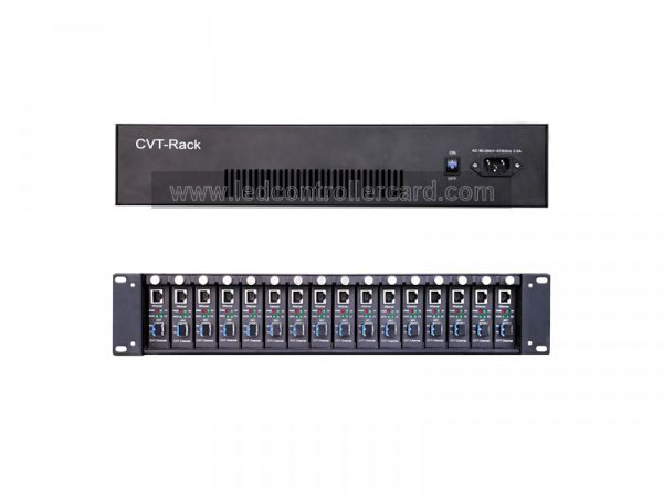 Novastar Single-mode Optical Fiber Convertor CVT-Rack320 15km Data Transmission 2