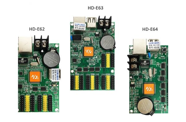 HUIDU HD-E62 HD-E63 HD-E64 Ethernet U-Disk LED controller card 2