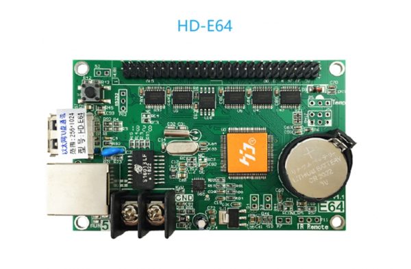 HUIDU HD-E62 HD-E63 HD-E64 Ethernet U-Disk LED controller card 4