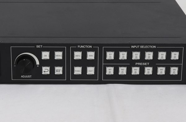 Kystar U6 HDMI Input 4 DVI Output HD Multi-window LED Video Switcher 5