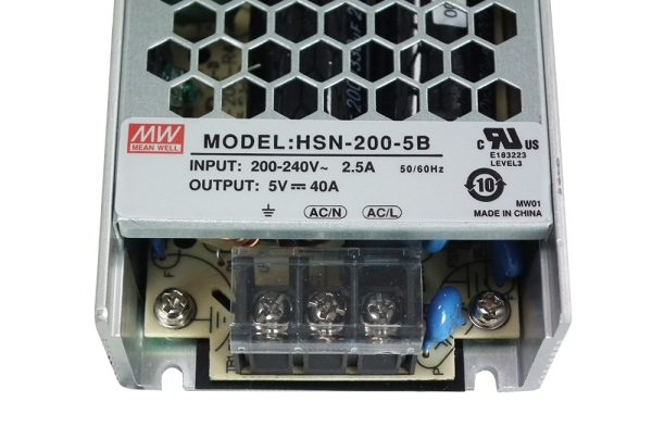 Meanwell HSN-200-5B 5V40A Switching Power Supply for Advertising Panels 5