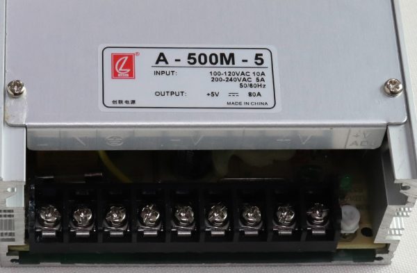 CZCL A-500M-5 5V80A 400W power supply large load LED wall power source 5