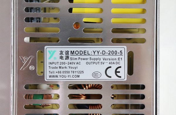 YOU-YI YY-D-200-5 5V40A 200W LED module power supply 4