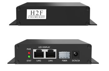 Colorlight H2F Single Mode Fiber Optic Transceiver Converter for Led Screens