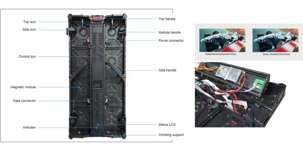 P2.604 Outdoor Stage LED Video Wall 1000×500 Rental Led Display Panel Outdoor Led Display Screens LED Module 250×250 5