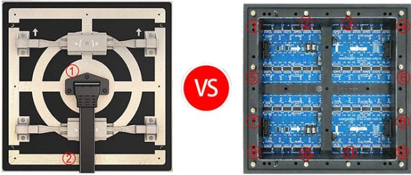 IP68 Aluminum Bottom Shell LED Module 320×320 Outdoor Dual Service P10 Dual Maintenance LED Display 9