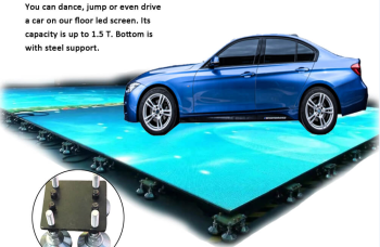 P4.81 Interactive LED Dancing Floor Display 1000×500