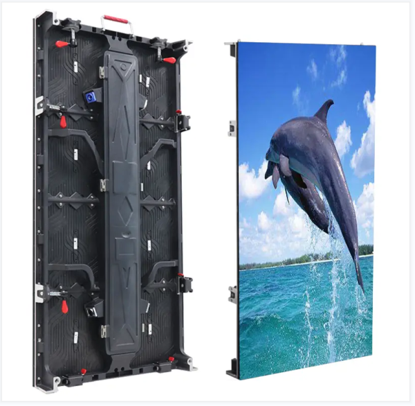 P2.976 Indoor Curved LED Display Screen 500mmx1000mm Rental LED Cabinet 3