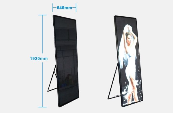 P1.875 LED Poster Video Display 640×1920 HD Digital LED Poster 3