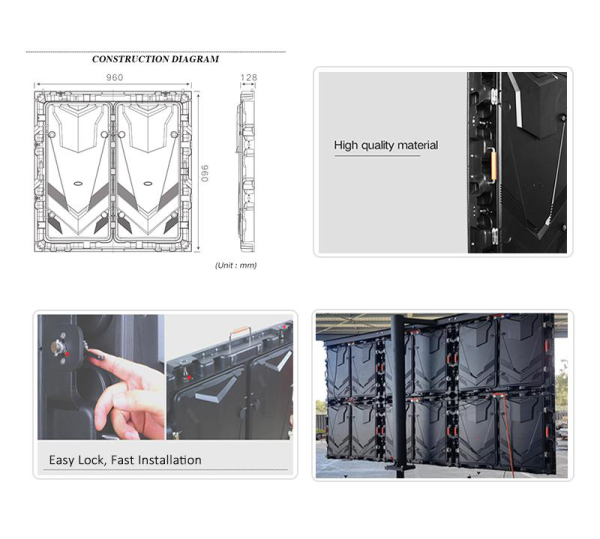 P4 Indoor Led Display Screen 960×960 LED Screen Cabinet Price List 11