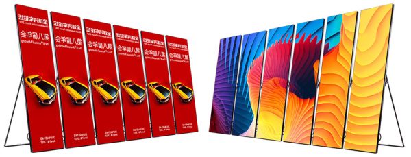 P2.5 mirror poster LED display 1920×640 for retail advertising 8