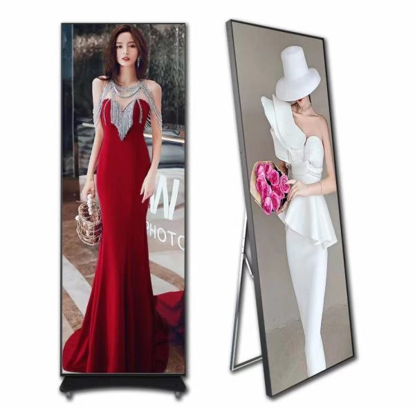 P2.5 mirror poster LED display 1920×640 for retail advertising 7