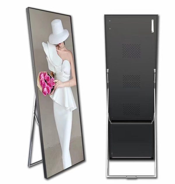 P2.5 mirror poster LED display 1920×640 for retail advertising 2