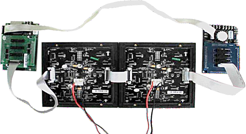 Collegamento scheda monitor MON300