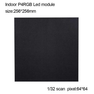 256×256 Innanhúss P4 LED Display Panel NationStar SMD2121 LED Skjár